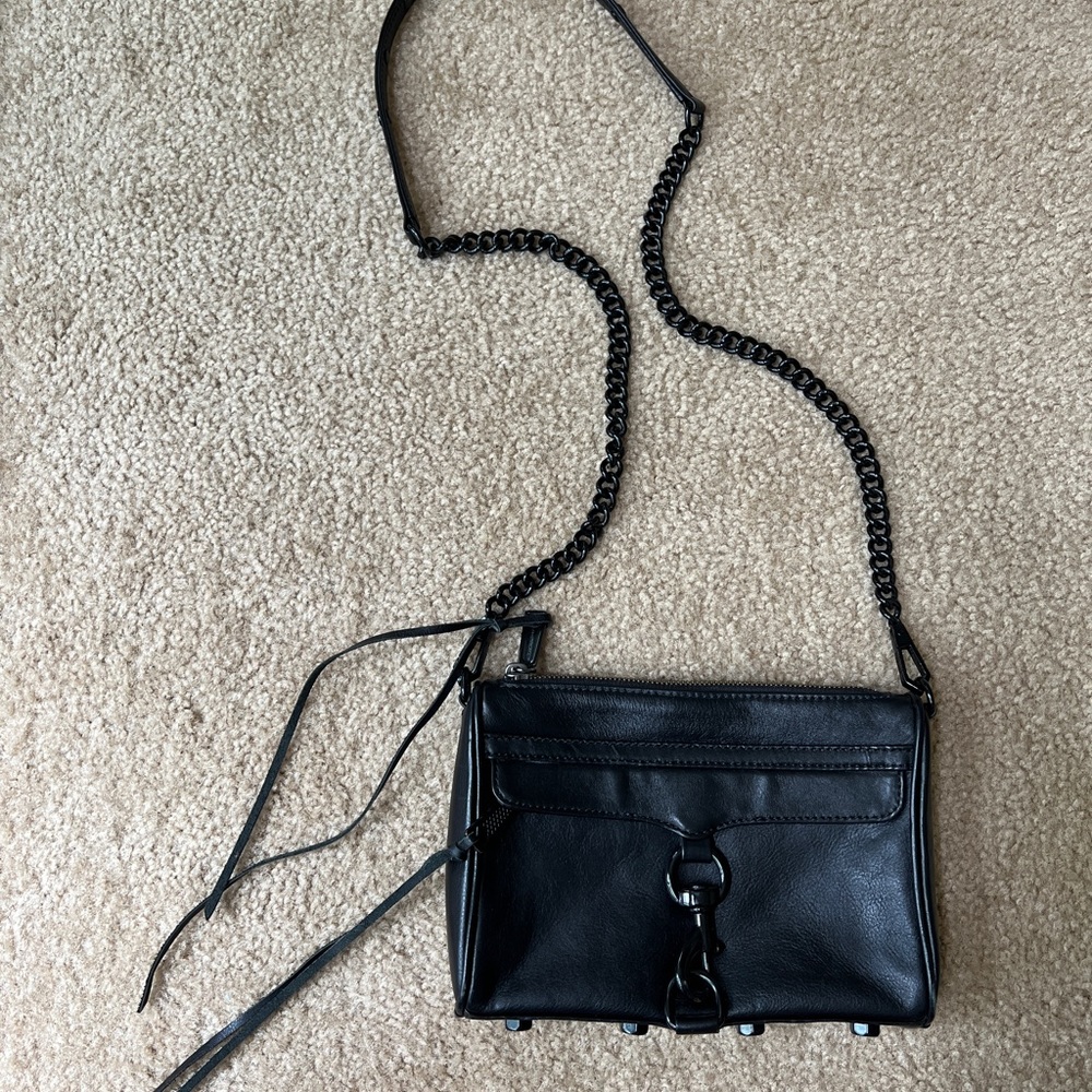 Rebecca Minkoff Mini M.A.C Crossbody Bag - Black